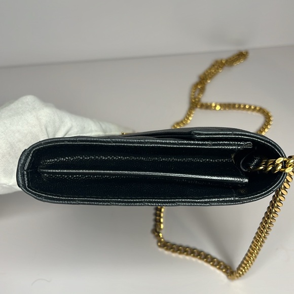 YSL Cassandre Wallet on Chain Black Leather - Picture 3 of 16